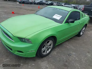 2014 Ford Mustang V6 with VIN 1ZVBP8AM6E5208752, listed as a IAAI auction lot 41836465 with 112,142 mi miles. Bid and sale history available at carsss.com. Image 2.