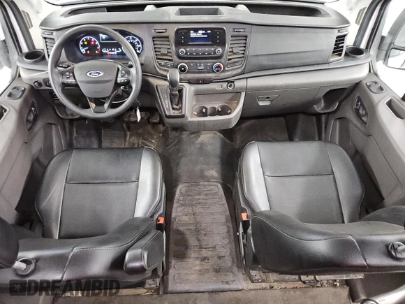 2023 Ford Transit Cargo z VIN 1FTBR1X8XPKB01724, wystawiony jako Copart lot #43828525 z przebiegiem 39 657 mil mil oraz Czysty tytuł • Clean title. Historia ofert i sprzedaży dostępna na DreamBid. Obrazek 8.
