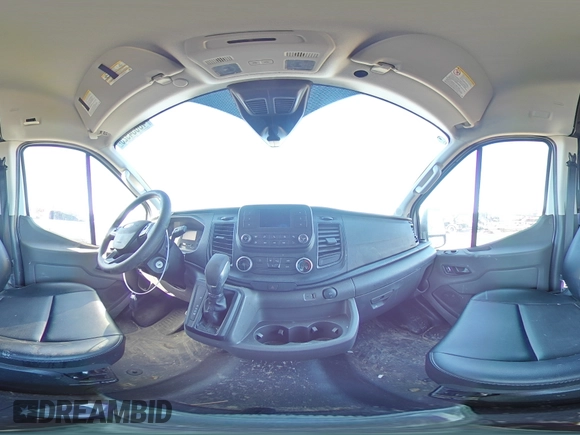 2024 Ford Transit Cargo with VIN 1FTBR3U89RKA32219, listed as a Copart auction lot 43834925 with 11,691 mi miles and Salvage title. Bid and sale history available at DreamBid. Image 14.