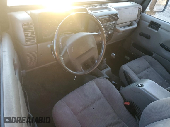 2003 Jeep Wrangler Sport with VIN 1J4FA49S03P366176, listed as a Copart auction lot 87745925 with 158,370 mi miles and Salvage Title. Bid and sale history available at carsss.com. Image 8.