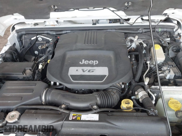 2015 Jeep Wrangler Sahara with VIN 1C4AJWBG7FL648621, listed as a IAAI auction lot 42439781 with 107,148 mi miles and . Bid and sale history available at DreamBid. Image 10.