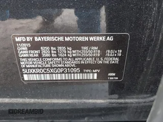 2016 BMW X5 xDrive35i z VIN 5UXKR0C5XG0P31095, wystawiony jako IAAI lot #42183367 z przebiegiem 93 681 mil mil oraz . Historia ofert i sprzedaży dostępna na DreamBid. Obrazek 9.