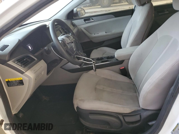 2017 Hyundai Sonata SE with VIN 5NPE24AFXHH544532, listed as a Copart auction lot 87716015 with 92,091 mi miles and Salvage Title. Bid and sale history available at DreamBid. Image 7.