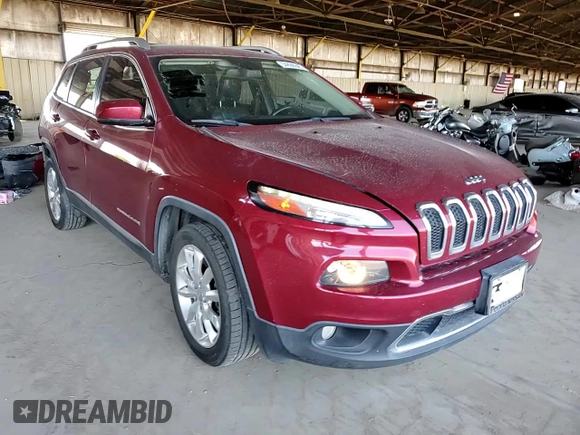 2016 Jeep Cherokee Limited with VIN 1C4PJLDB3GW229689, listed as a Copart auction lot 54898645 with 145,861 mi miles and Salvage title. Bid and sale history available at DreamBid. Image 14.