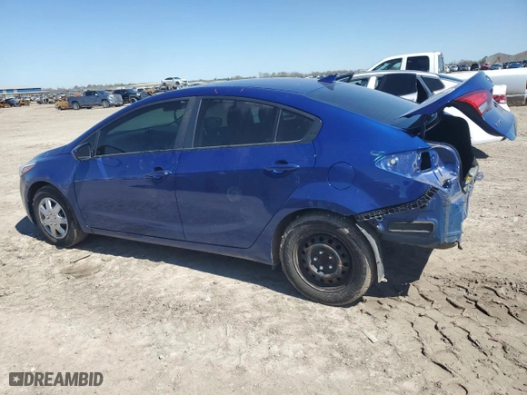 2017 Kia Forte LX with VIN 3KPFK4A76HE029500, listed as a Copart auction lot 47666495 with 86,191 mi miles and Salvage Title. Bid and sale history available at carsss.com. Image 2.