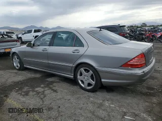 2003 Mercedes-Benz S 430 z VIN WDBNG70J83A335555, wystawiony jako Copart lot #58797335 z przebiegiem 269 559 mil mil oraz Szkoda całkowita • Salvage title. Historia ofert i sprzedaży dostępna na DreamBid. Obrazek 2.