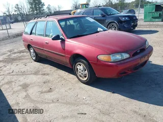 1997 Ford Escort z VIN 1FALP15P4VW104389, wystawiony jako IAAI lot #41510223 z przebiegiem 84 970 mil mil oraz . Historia ofert i sprzedaży dostępna na DreamBid. Obrazek 1.