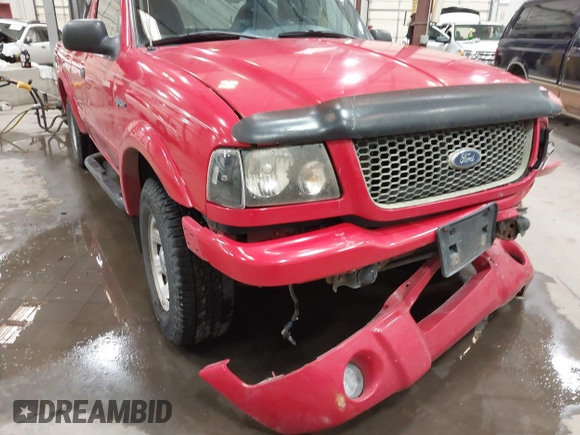 2002 Ford Ranger XL with VIN 1FTYR14U82PA00575, listed as a IAAI auction lot 42100859 with 161,089 mi miles and . Bid and sale history available at carsss.com. Image 18.