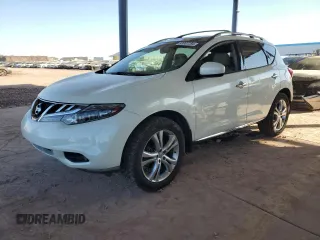 2011 Nissan Murano S with VIN JN8AZ1MU4BW068688, listed as a Copart auction lot 83837284 with 154,782 mi miles and Salvage Title. Bid and sale history available at carsss.com. Image 1.