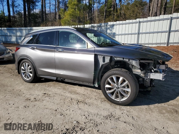 2021 Infiniti QX50 LUXE with VIN 3PCAJ5BB4MF115057, listed as a Copart auction lot 36149563 with 0 mi miles. Bid and sale history available at carsss.com. Image 4.