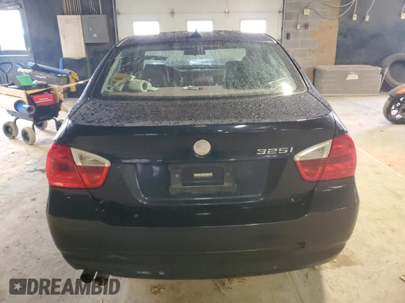 2006 BMW 3 Series 325i with VIN WBAVB17566NK39083, listed as a Copart auction lot 86689134 with Not Provided miles and Clean Title. Bid and sale history available at DreamBid. Image 6.