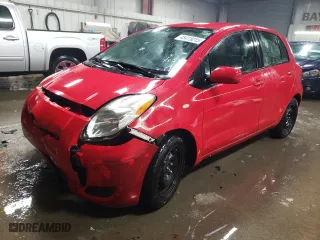 2011 Toyota Yaris with VIN JTDKT4K31B5333148, listed as a Copart auction lot 45413015 with 97,450 mi miles and Salvage Title. Bid and sale history available at carsss.com. Image 1.
