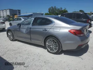 2020 Genesis G70 2.0T with VIN KMTG64LA2LU062426, listed as a Copart auction lot 57937265 with 45,255 mi miles and Salvage title. Bid and sale history available at DreamBid. Image 2.