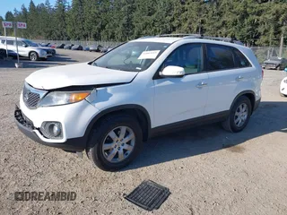 2013 Kia Sorento LX with VIN 5XYKT3A60DG349289, listed as a IAAI auction lot 42063515 with 138,676 mi miles and . Bid and sale history available at carsss.com. Image 18.