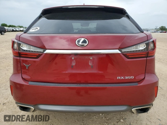 2017 Lexus RX 350 with VIN 2T2ZZMCAXHC055612, listed as a Copart auction lot 52665135 with 133,029 mi miles and Clean title. Bid and sale history available at DreamBid. Image 6.