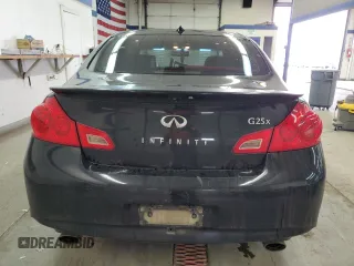 2011 Infiniti G25 x with VIN JN1DV6AR7BM653085, listed as a Copart auction lot 88539625 with 129,331 mi miles and Salvage Title. Bid and sale history available at DreamBid. Image 6.