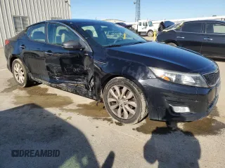 2015 Kia Optima LX with VIN 5XXGM4A75FG352858, listed as a Copart auction lot 50619205 with 166,145 mi miles and Salvage Title. Bid and sale history available at carsss.com. Image 4.