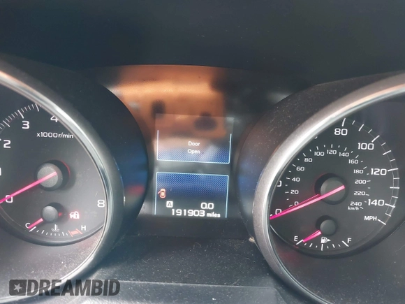 2017 Subaru Legacy with VIN 4S3BNAA61H3034705, listed as a IAAI auction lot 42066835 with 191,903 mi miles. Bid and sale history available at carsss.com. Image 7.