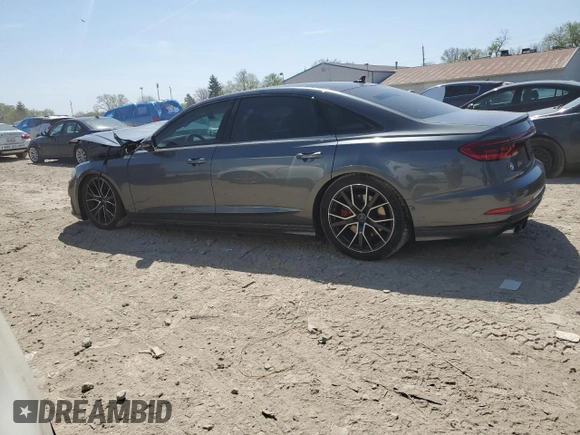 2020 Audi S8 z VIN WAU8SAF81LN014302, wystawiony jako Copart lot #48910773 z przebiegiem Nie podano mil oraz . Historia ofert i sprzedaży dostępna na DreamBid. Obrazek 2.