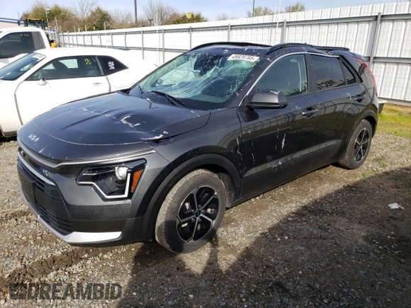 2024 Kia Niro LX with VIN KNDCP3LE8R5179213, listed as a Copart auction lot 49829785 with 9,224 mi miles and Salvage Title. Bid and sale history available at carsss.com. Image 1.