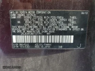 2011 Scion xB with VIN JTLZE4FE4B1127791, listed as a Copart auction lot 51793095 with 209,240 mi miles and Salvage Title. Bid and sale history available at carsss.com. Image 14.