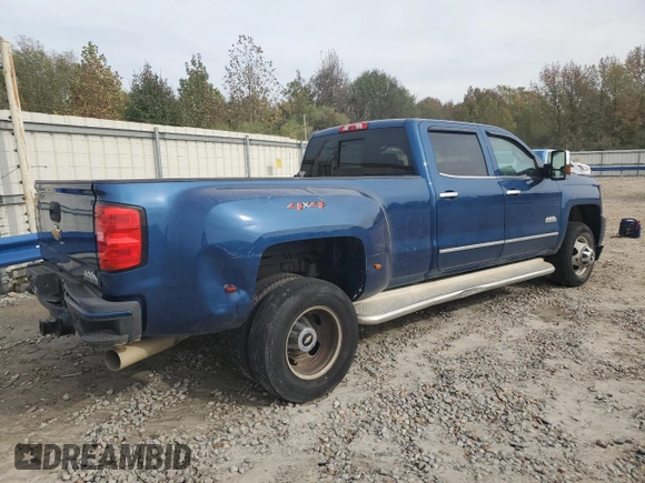 2018 Chevrolet Silverado 3500HD High Country with VIN 1GC4K1EY0JF105443, listed as a Copart auction lot 80572694 with 90,960 mi miles and Clean Title. Bid and sale history available at DreamBid. Image 3.