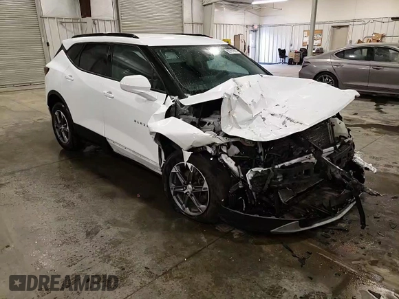 2024 Chevrolet Blazer LT with VIN 3GNKBHR40RS173554, listed as a Copart auction lot 88781585 with 34,117 mi miles and Salvage title. Bid and sale history available at DreamBid. Image 11.