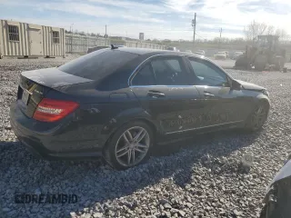 2012 Mercedes-Benz C 300 Sport with VIN WDDGF8BB0CR199261, listed as a Copart auction lot 46902915 with 105,329 mi miles and Salvage title. Bid and sale history available at DreamBid. Image 3.