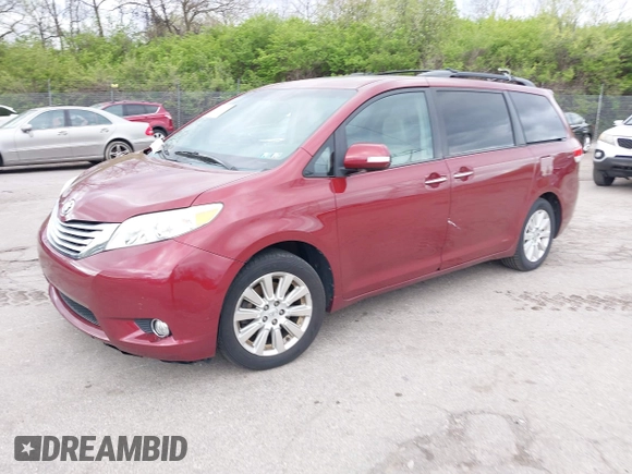 2013 Toyota Sienna XLE with VIN 5TDDK3DC1DS052600, listed as a IAAI auction lot 42055747 with 187,615 mi miles and . Bid and sale history available at DreamBid. Image 18.