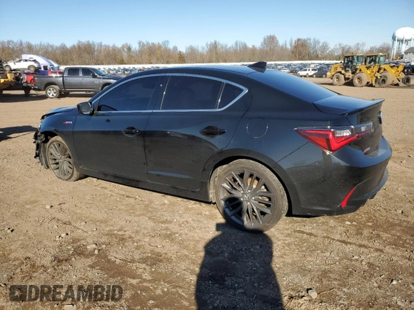 2021 Acura ILX w/Premium/A-SPEC Package with VIN 19UDE2F81MA004006, listed as a Copart auction lot 68704982 with 46,334 mi miles. Bid and sale history available at carsss.com. Image 2.