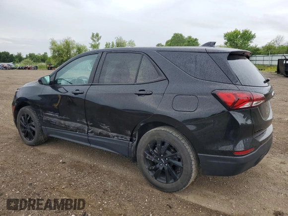 2023 Chevrolet Equinox LS with VIN 3GNAXSEG9PL153949, listed as a Copart auction lot 65366855 with 35,276 mi miles and Salvage title. Bid and sale history available at DreamBid. Image 2.