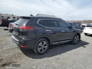 2017 Nissan Rogue SL with VIN 5N1AT2MV7HC741717, listed as a Copart auction lot 49799745 with 75,073 mi miles and Salvage Title. Bid and sale history available at carsss.com. Image 3.