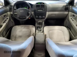2009 Kia Spectra EX with VIN KNAFE221X95650545, listed as a Copart auction lot 74496974 with 203,752 mi miles and Non Repairable. Bid and sale history available at carsss.com. Image 8.
