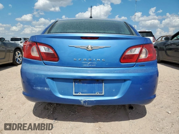 2007 Chrysler Sebring Limited с VIN 1C3LC66K37N562296, выставлен на аукционе Copart как лот 65495175 с пробегом 148 078 миль миль и Чистый • Clean title. История ставок и продаж доступна на DreamBid. Изображение 6.