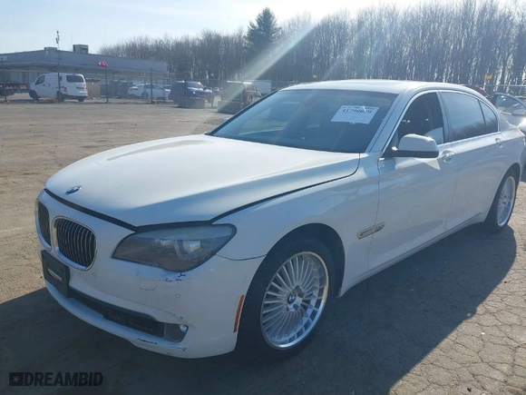 2012 BMW 7 Series 750Li xDrive with VIN WBAKC8C55CC436249, listed as a IAAI auction lot 41790639 with 194,486 mi miles. Bid and sale history available at carsss.com. Image 2.