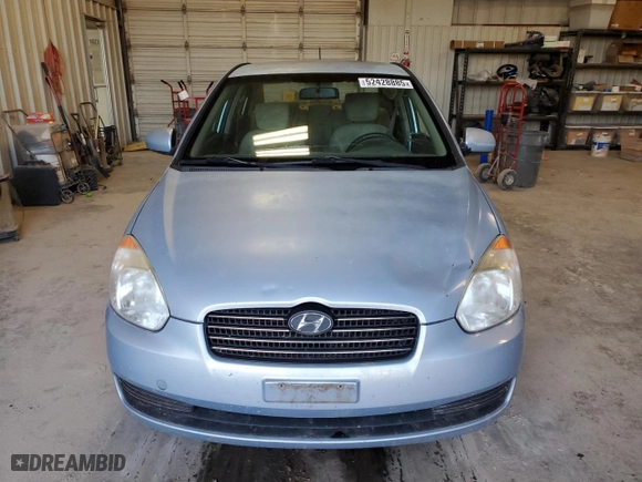 2011 Hyundai Accent GLS with VIN KMHCN4AC1BU615615, listed as a Copart auction lot 52428885 with 122,334 mi miles and Salvage Title. Bid and sale history available at carsss.com. Image 5.