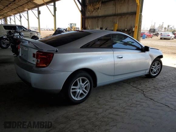 2000 Toyota Celica GT z VIN JTDDR32T5Y0002760, wystawiony jako Copart lot #57350925 z przebiegiem 182 414 mil mil oraz Szkoda całkowita • Salvage title. Historia ofert i sprzedaży dostępna na DreamBid. Obrazek 3.