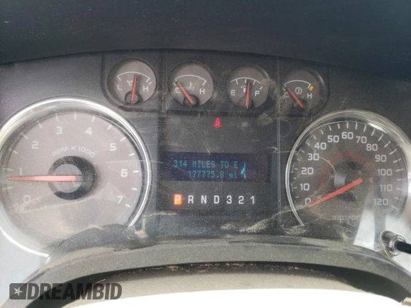 2010 Ford F-150 XL with VIN 1FTFW1EV8AFD94459, listed as a Copart auction lot 60367055 with 177,775 mi miles and Salvage title. Bid and sale history available at DreamBid. Image 9.