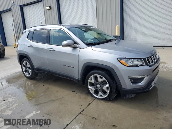 2019 Jeep Compass Limited with VIN 3C4NJCCB8KT675599, listed as a Copart auction lot 54656515 with 107,571 mi miles and Salvage title. Bid and sale history available at DreamBid. Image 4.
