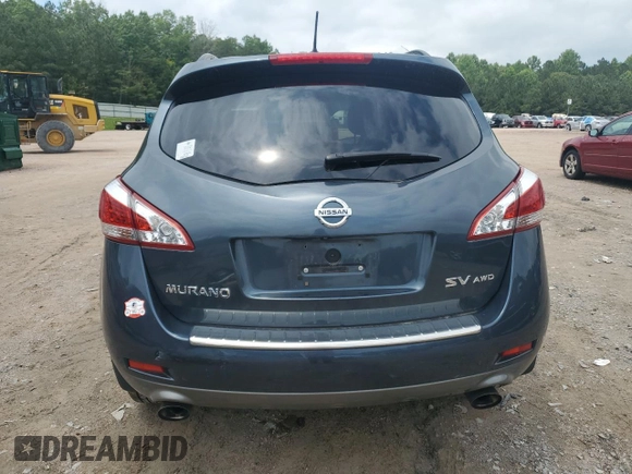 2012 Nissan Murano SV z VIN JN8AZ1MW4CW204756, wystawiony jako Copart lot #58617085 z przebiegiem 198 271 mil mil oraz Czysty tytuł • Clean title. Historia ofert i sprzedaży dostępna na DreamBid. Obrazek 6.