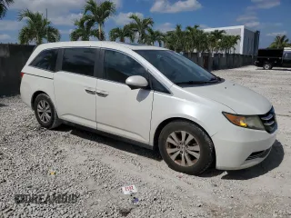 2015 Honda Odyssey EX-L with VIN 5FNRL5H64FB002316, listed as a Copart auction lot 54916735 with 133,170 mi miles and Clean Title. Bid and sale history available at DreamBid. Image 4.