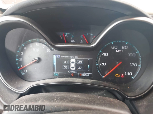2017 Chevrolet Impala Premier with VIN 1G1145S35HU188539, listed as a IAAI auction lot 39875841 with 101,036 mi miles and . Bid and sale history available at DreamBid. Image 15.