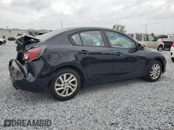 2012 Mazda 3 i Touring with VIN JM1BL1V70C1657147, listed as a Copart auction lot 47831365 with 174,651 mi miles and Salvage Title. Bid and sale history available at DreamBid. Image 3.