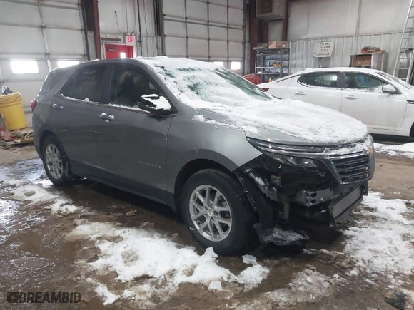 2023 Chevrolet Equinox LT with VIN 3GNAXKEG4PL236611, listed as a IAAI auction lot 41578894 with 48,765 mi miles. Bid and sale history available at carsss.com. Image 1.