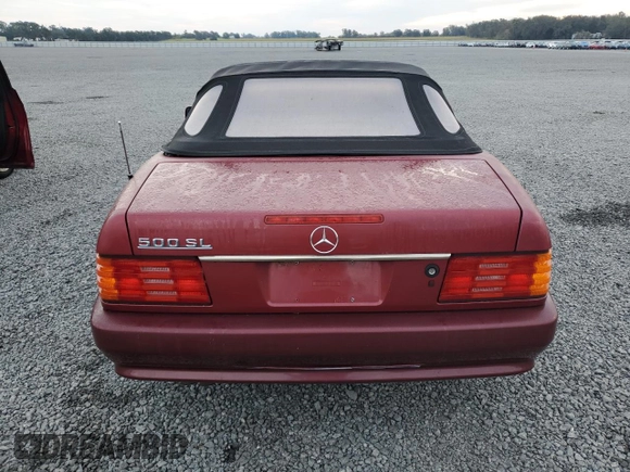 1991 Mercedes-Benz 500 z VIN WDBFA66E0MF016973, wystawiony jako Copart lot #78202724 z przebiegiem Nie podano mil oraz Szkoda całkowita • Salvage title. Historia ofert i sprzedaży dostępna na DreamBid. Obrazek 6.
