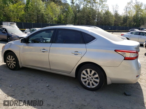 2015 Nissan Sentra SV with VIN 3N1AB7AP3FY321535, listed as a Copart auction lot 54095015 with 115,359 mi miles and Salvage Title. Bid and sale history available at DreamBid. Image 2.