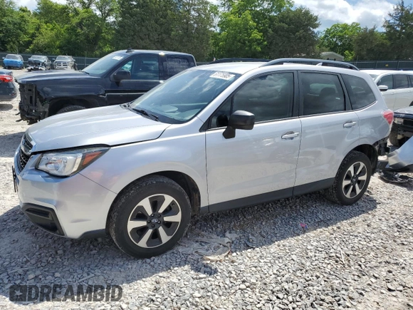 2017 Subaru Forester with VIN JF2SJABC4HH588650, listed as a Copart auction lot 61175905 with 52,057 mi miles and Salvage title. Bid and sale history available at DreamBid. Image 1.