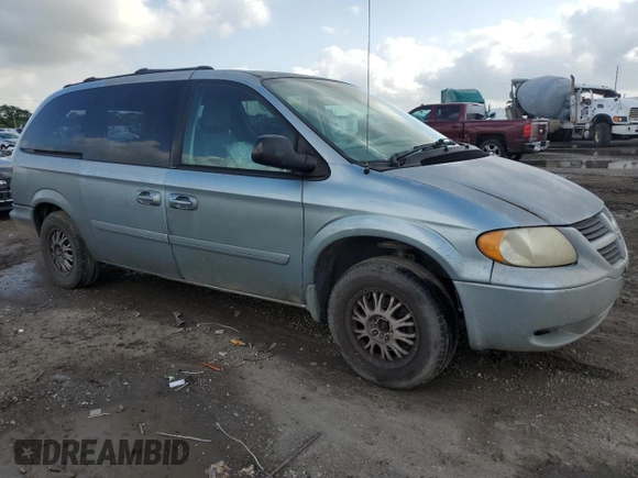 2005 Dodge Caravan SE with VIN 2D4GP24R45R369099, listed as a Copart auction lot 53975625 with 462,613 mi miles and Salvage Title. Bid and sale history available at carsss.com. Image 4.