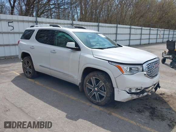 2017 GMC Acadia Denali with VIN 1GKKNXLS8HZ325734, listed as a IAAI auction lot 42097488 with 96,612 mi miles and . Bid and sale history available at DreamBid. Image 1.