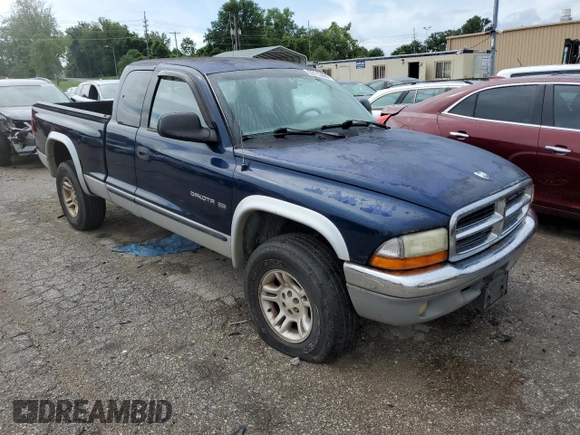2001 Dodge Dakota Sport with VIN 1B7GG22N81S316976, listed as a Copart auction lot 66540324 with 251,066 mi miles and Non Repairable. Bid and sale history available at carsss.com. Image 4.